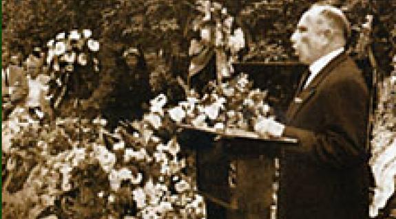 A szovjet titkosszolgálat által meggyilkolt Konovalecet a később ugyanerre a sorsra jutó Sztepan Bandera búcsúztatta