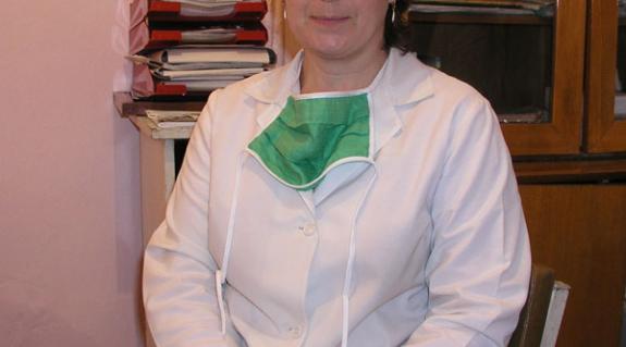 Dr. Szidej Éva, a Nagyszőlősi Járási Kórház belgyógyásza