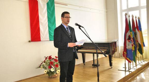 Dr. Gulyás Gergely parlamenti képviselő (Fidesz) ünnepi köszöntője