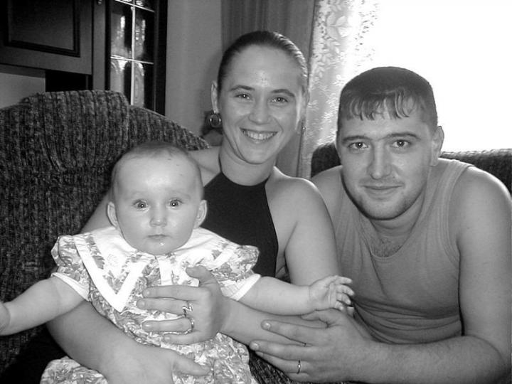Varga Melinda és családja