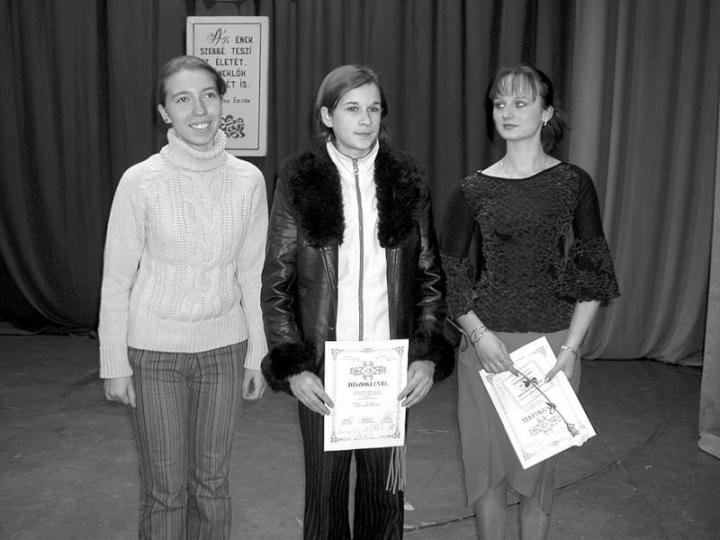 A nyertesek: Varga Katalin, Fodor Beáta és Fábián Beáta