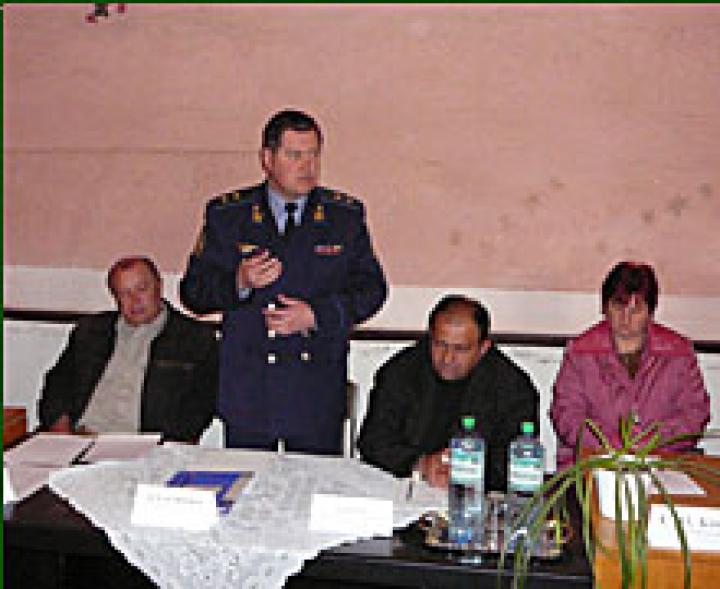 Petro Oszipenko altábornagy tájékoztat