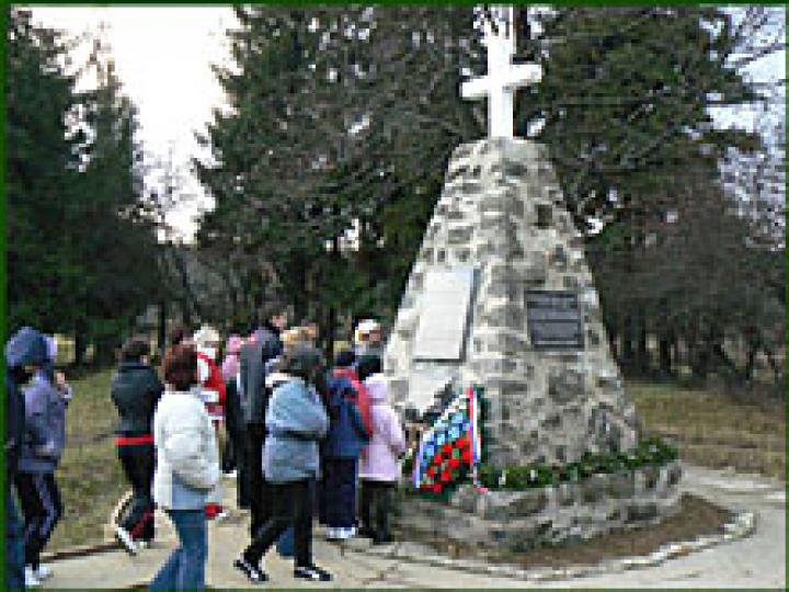 Az I. világháborúban elesett osztrák-magyar és orosz katonák emlékműve