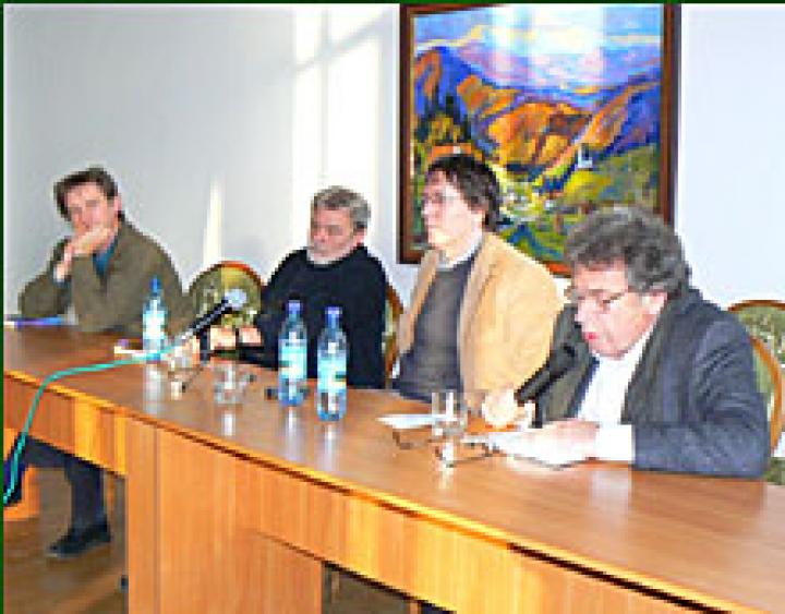 Háy János, Parti Nagy Lajos, Mészáros Sándor és Konrád György