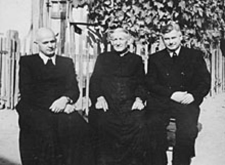 Balról jobbra: Galambos József (Bene), Erni Ferenc (Oroszi), Szólics Bálint (Királyháza)