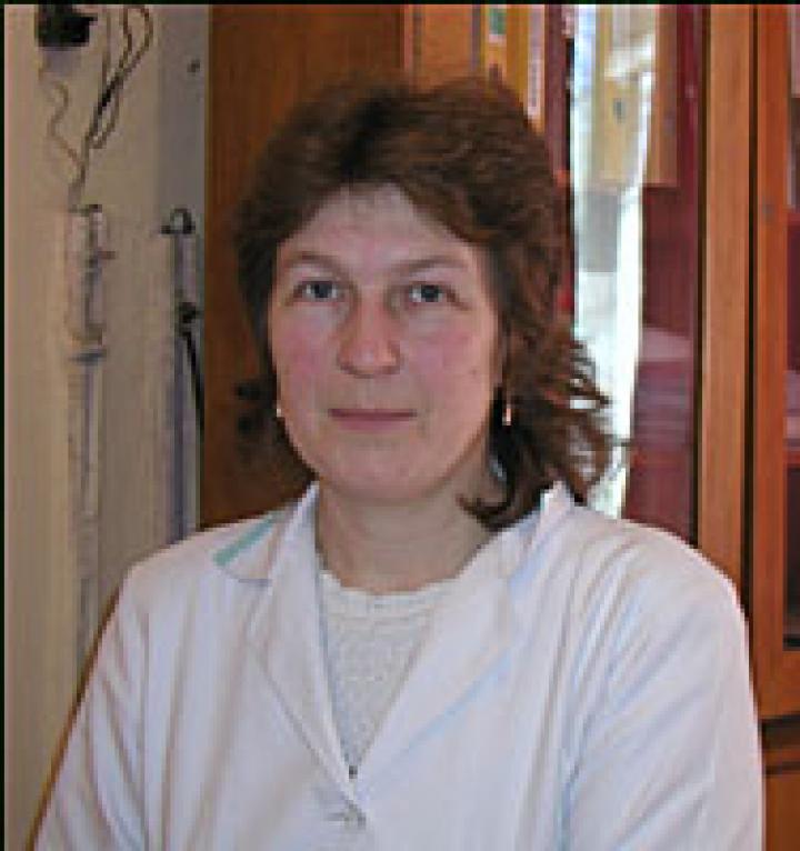 Dr. Szidej Éva, a Nagyszőlősi Járási Kórház belgyógyásza