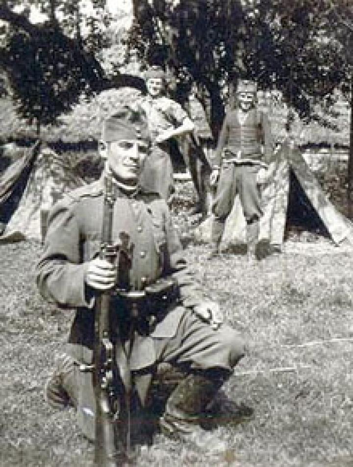 Magyar katona valahol Ukrajnában