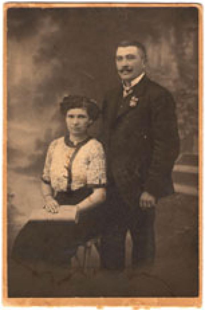 A nagyszülők: Kulin Zoltán és Ekkel Erzsébet anno