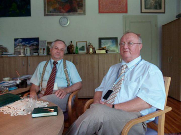 Szalipszki Endre konzul és Viski János vezető konzul