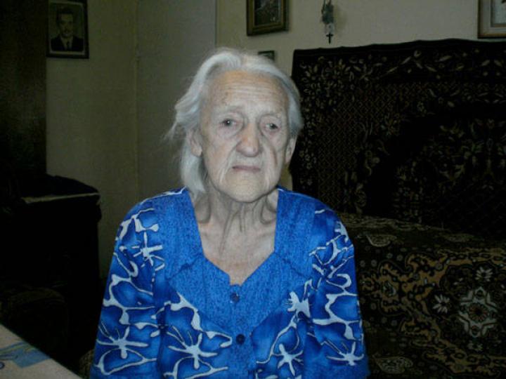 Varga Mária, a legidősebb magyar lakos